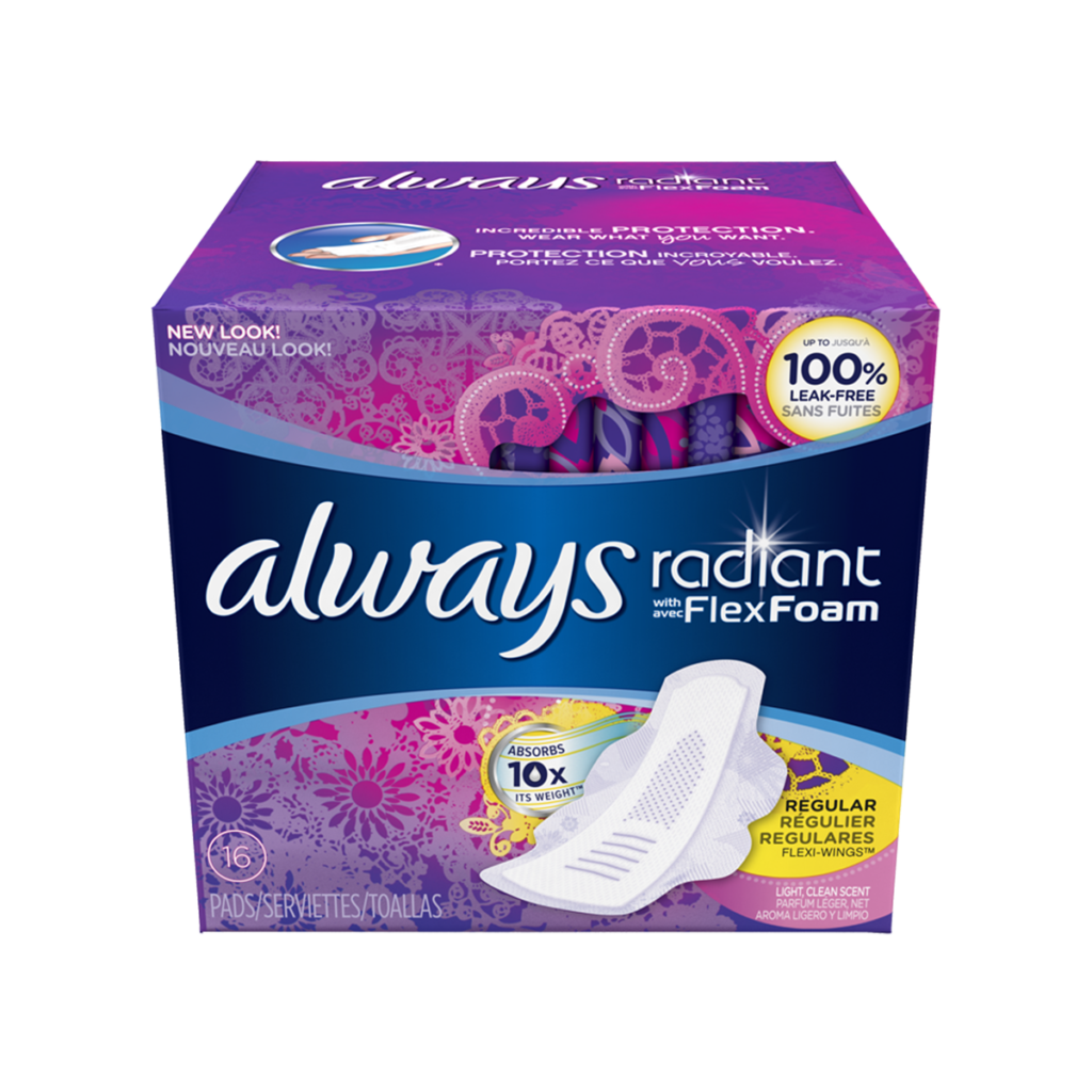 Beta Always Radiant Liners Box BoxBox Period Subscription Box