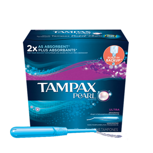 Tampax Pearl Ultra BoxBox Period Subscription Box